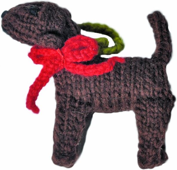 Chilly Dog Chocolate Lab Ornament slide 1 of 1