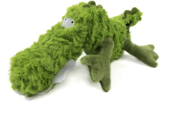 goDog PlayClean Gator Soft Plush Squeaky Dog Toy, Large slide 1 of 5