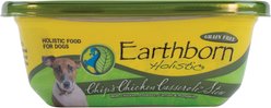 Earthborn Holistic Chip's Chicken Casserole Grain-Free Natural Moist Dog Food, 8-oz, case of 8