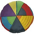 fouFIT Hide 'n Seek Disc Dog Toys, Multicolor
