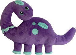 fouFIT Hide 'n Seek Plush Dinosaur Dog Toys, Purple