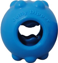Jolly Pets Jolly Dipper Ball Treat Dispenser Dog Toy, 3-in