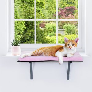 Coziwow Wall-mounted Cat Window Perch, Pink