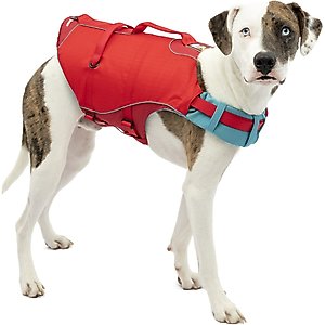 Kurgo Surf-n-Turf Dog Life Jacket, Red, Medium