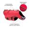 Show in main carousel: Kurgo Surf-n-Turf Dog Life Jacket, Red, Medium slide 2 of 10