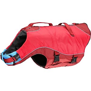 Kurgo Surf-n-Turf Dog Life Jacket, Red, Medium
