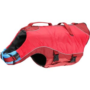 Kurgo Surf-n-Turf Dog Life Jacket, Red, Large