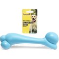 Roscoe's Pet Products Natural Rubber Dinosaur Bone Dog Chew Toy, Blue
