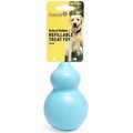 Roscoe's Pet Products Natural Rubber Refillable Dog Treat Toy, Blue, Small