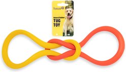 Roscoe's Pet Products Natural Rubber Tug Dog Toy, assorted colors