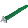 Pet Champion 8-in Sand Coated Bird Perch, Green