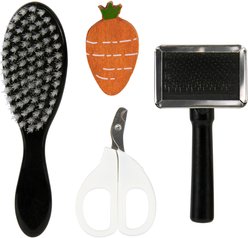 Pet Champion Four Piece Small-Pet Grooming Kit, Multi-Color