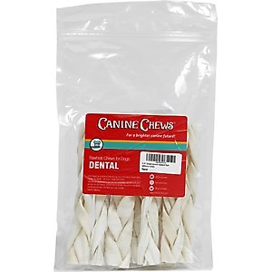 Hartz Dentist's Best Beef Flavor 8" Rawhide Dental Dog Bone Chew