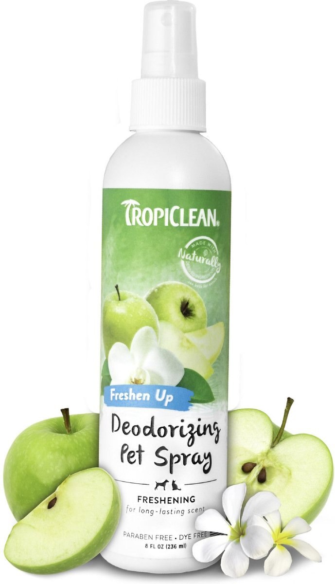 TROPICLEAN Freshen Up Dog Deodorizing Spray, 8oz bottle