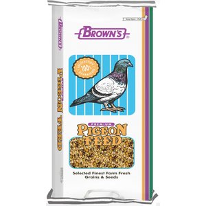 Brown's Thrifty Popcorn Seeds & Grains Dove & Pigeon Bird Food, 50-lb bag