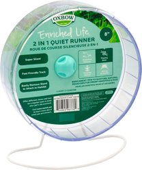 Oxbow Animal Health Enriched Life 2 in 1 Quiet Runner Small Animal Toy, 8-in