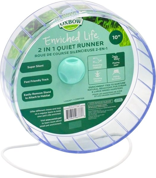 Oxbow Animal Health Enriched Life 2 in 1 Quiet Runner Small Animal Toy, 10-in slide 1 of 7