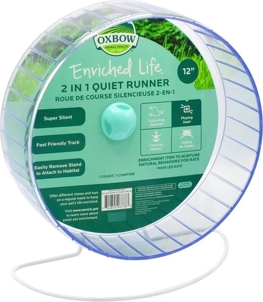 Oxbow Animal Health Enriched Life 2 in 1 Quiet Runner Small Animal Toy, 12-in slide 1 of 7