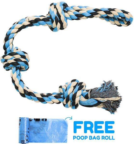 Pacific Pups Rescue Rope Tug Dog Toy, Large, Blue slide 1 of 6