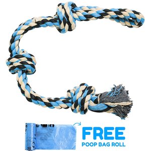 Pacific Pups Rescue Rope Tug Dog Toy, Large, Blue