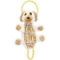 Pacific Pups Rescue "Roscoe" Crinkle Squeaky Dog Toy, Tan