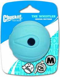 Chuckit! The Whistler Ball Dog Toy, Color Varies, Medium