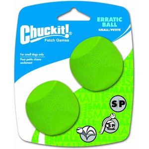 Chuckit! Erratic Ball Dog Toy, Small, 2 pack