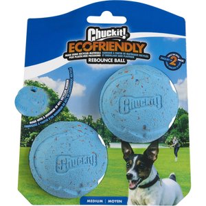 Chuckit! Rebounce Ball Twin Pack Dog Toy, Color Varies, Medium