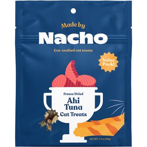 Made by Nacho Freeze-Dried Ahi Tuna Cat Treats, 1.9-oz pouch