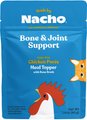 Made by Nacho Bone & Joint Support Cage-Free Chicken Puree with Bone Broth Wet Cat Food Topper, 1.4-oz pouch,...