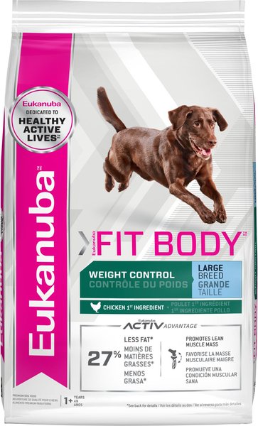 Eukanuba Fit Body Weight Control Large Breed Dry Dog Food, 15-lb bag slide 1 of 8