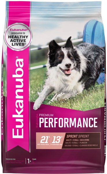 Eukanuba Premium Performance 21/13 SPRINT Adult Dry Dog Food, 28-lb bag slide 1 of 10