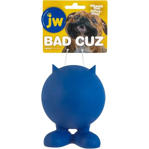 JW PET Bad Cuz Dog Toy, Color Varies, Large, 1 count