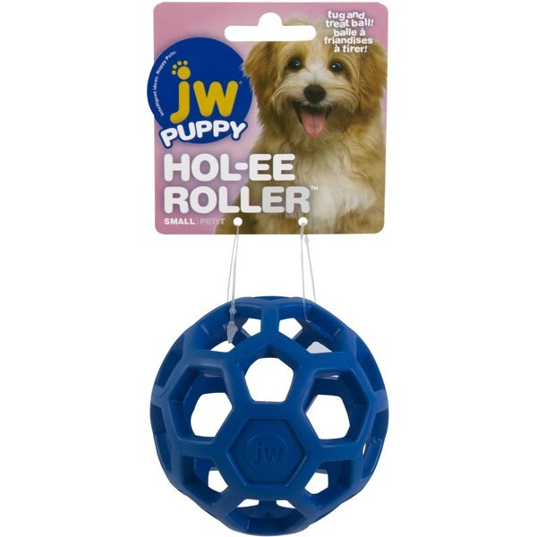 JW PET Holee Roller Dog Toy, Color Varies, Small