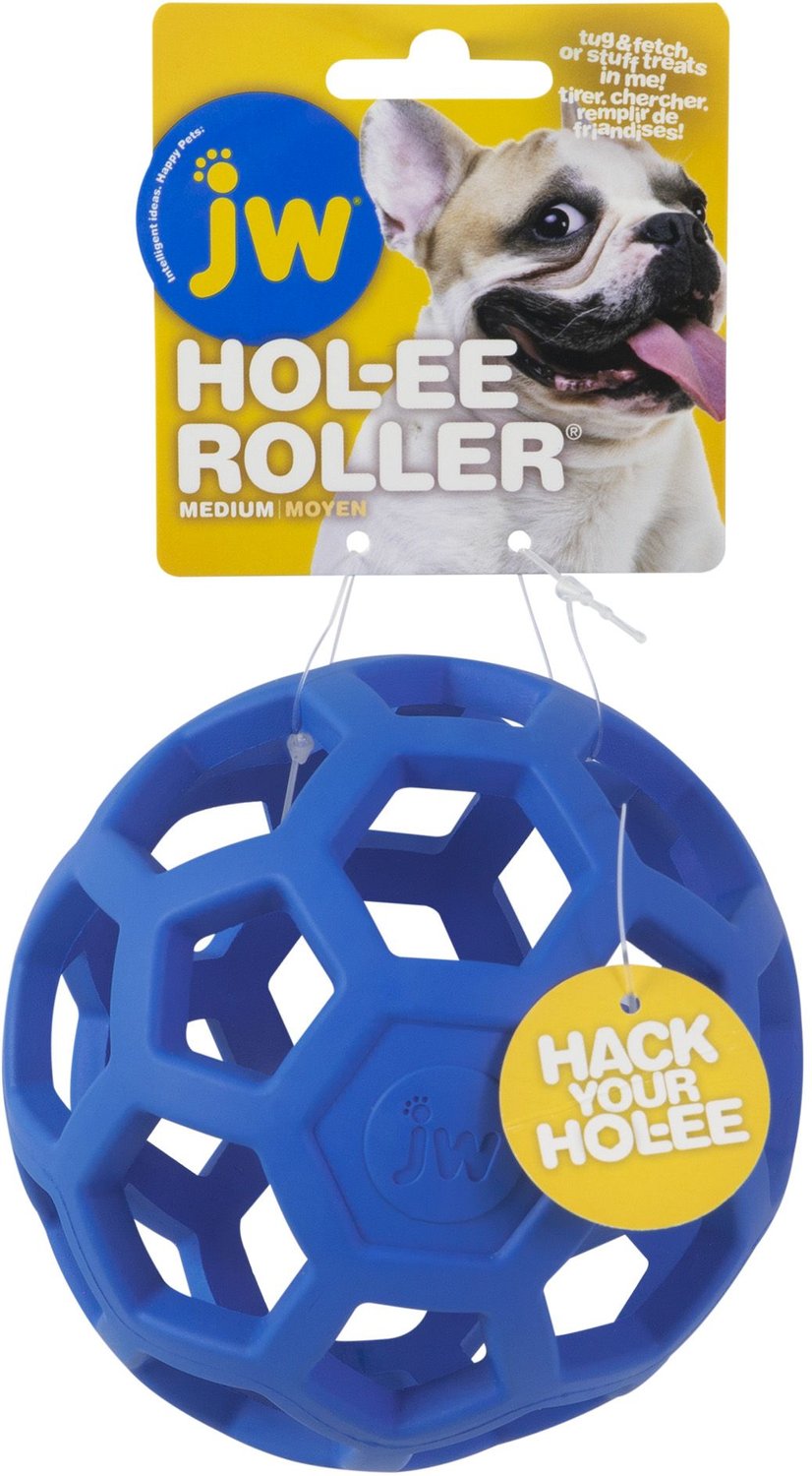JW PET Holee Roller Dog Toy, Color Varies, Medium