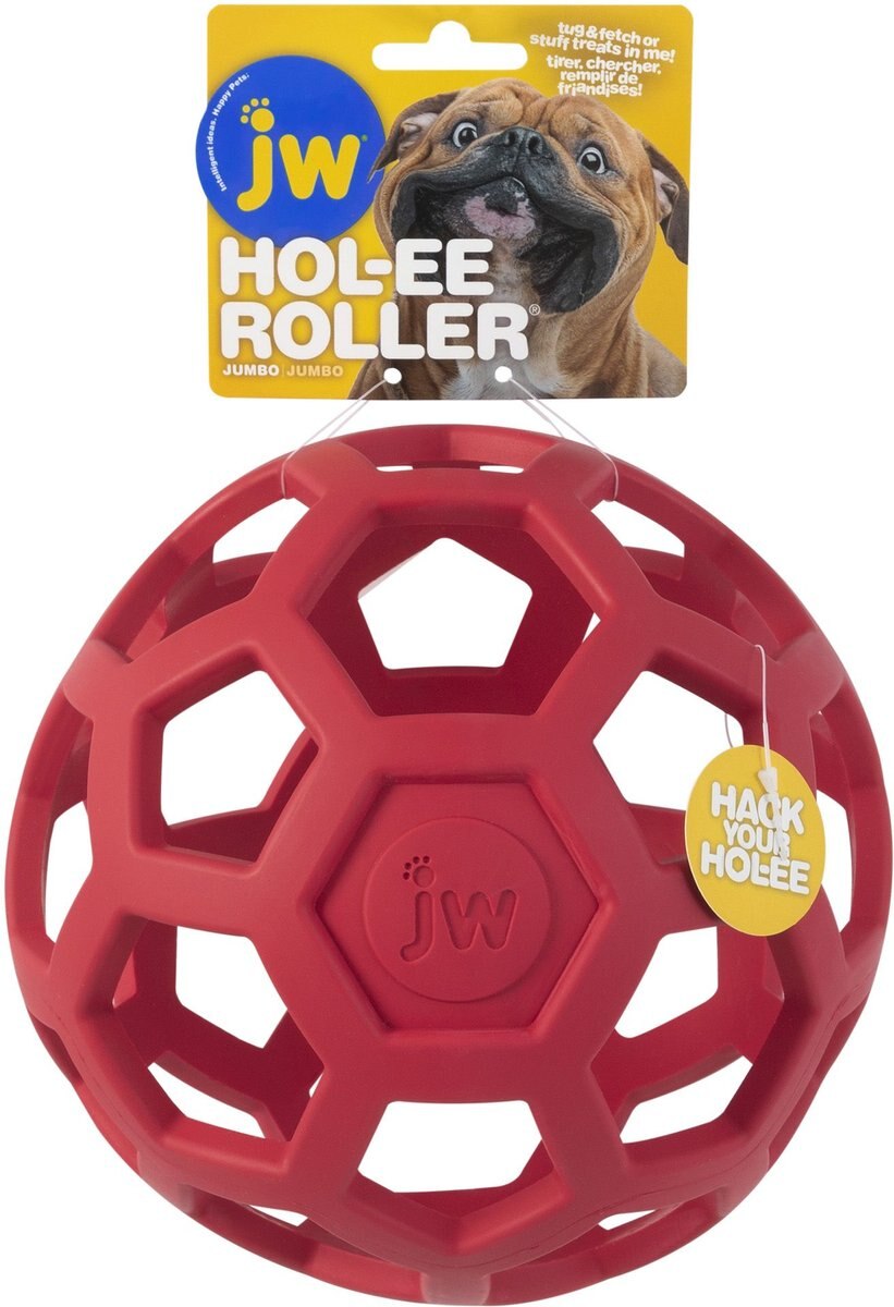 JW PET Holee Roller Dog Toy, Color Varies, Jumbo
