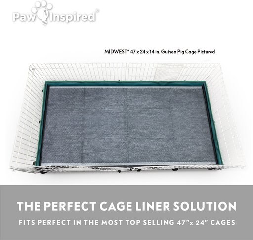 Paw Inspired Bamboo Disposable Small Pet Liner Pee Pads & Bedding, Midwest, 47x26-in, 8 count