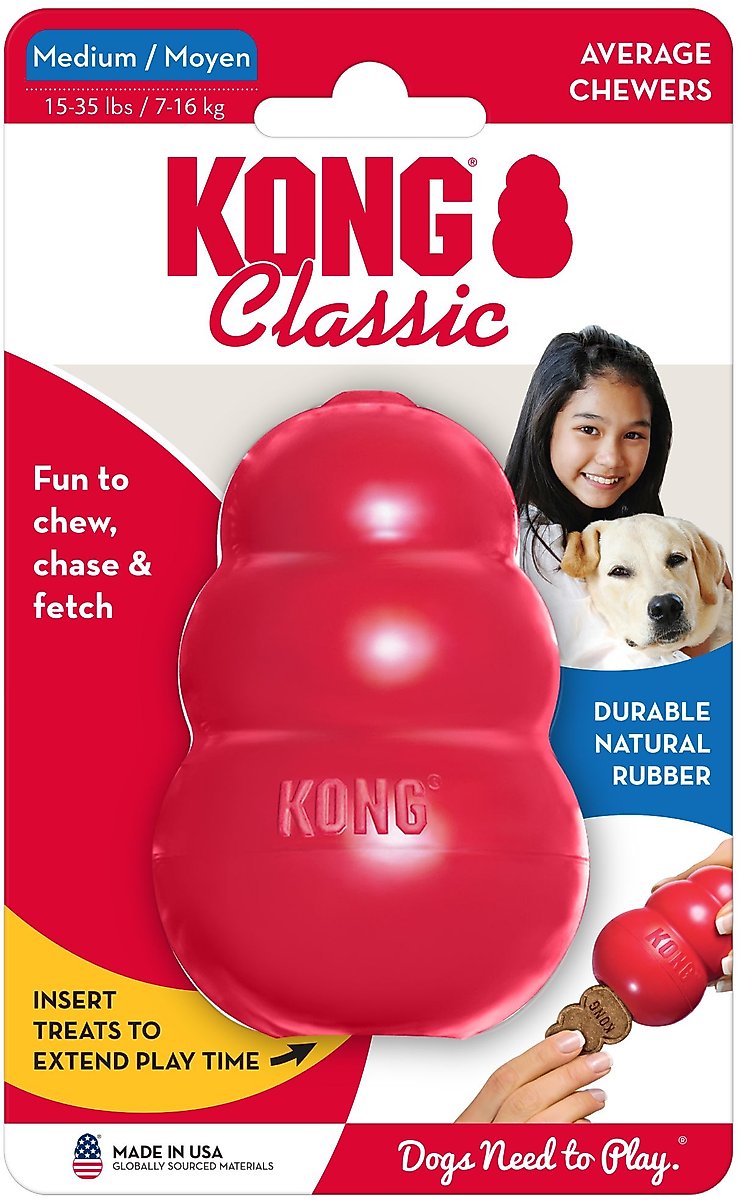 KONG Classic Dog Toy, Medium