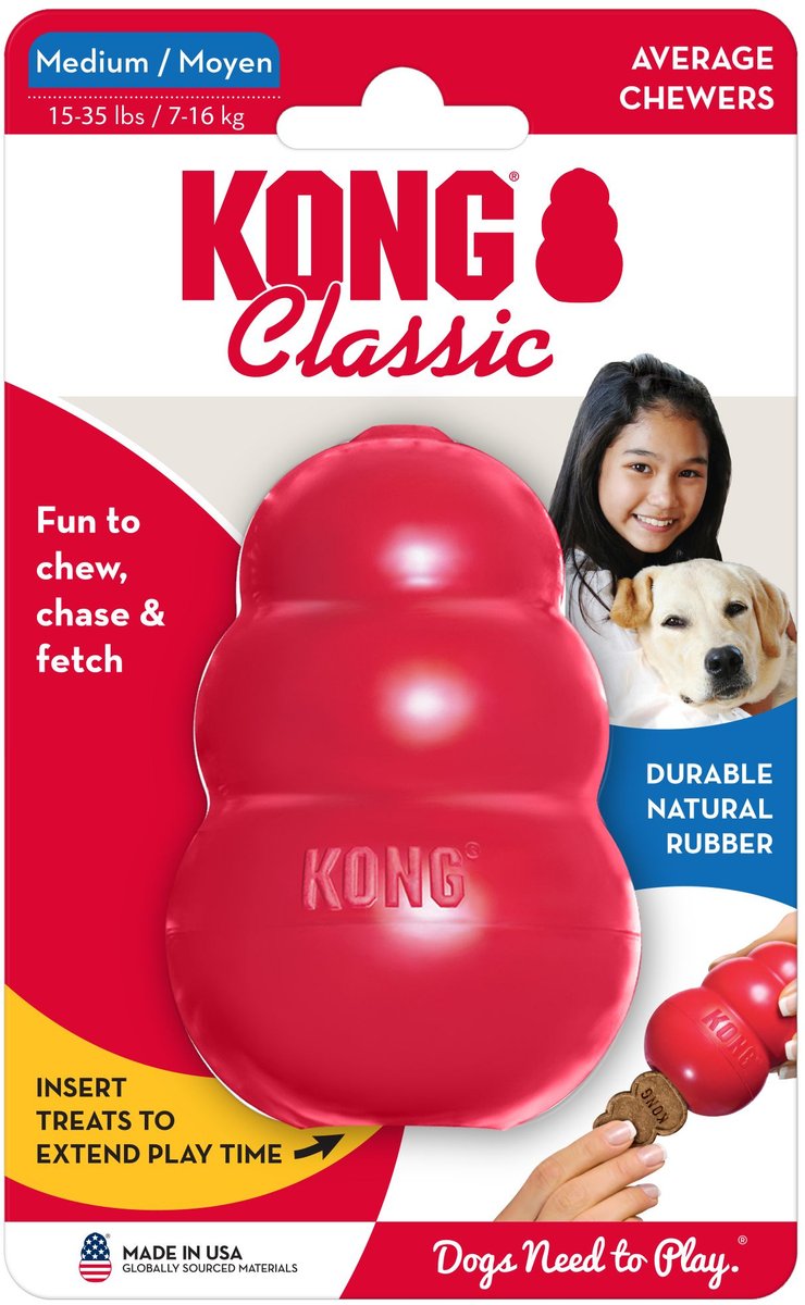 Goody Box x KONG Classic Dog Toys & Treats, Medium