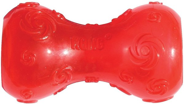 KONG Squeezz Dumbbell Dog Toy, Color Varies, Small slide 1 of 5
