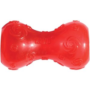 Playology Puppy Sensory Rope Beef Dog Toy, Red, Small