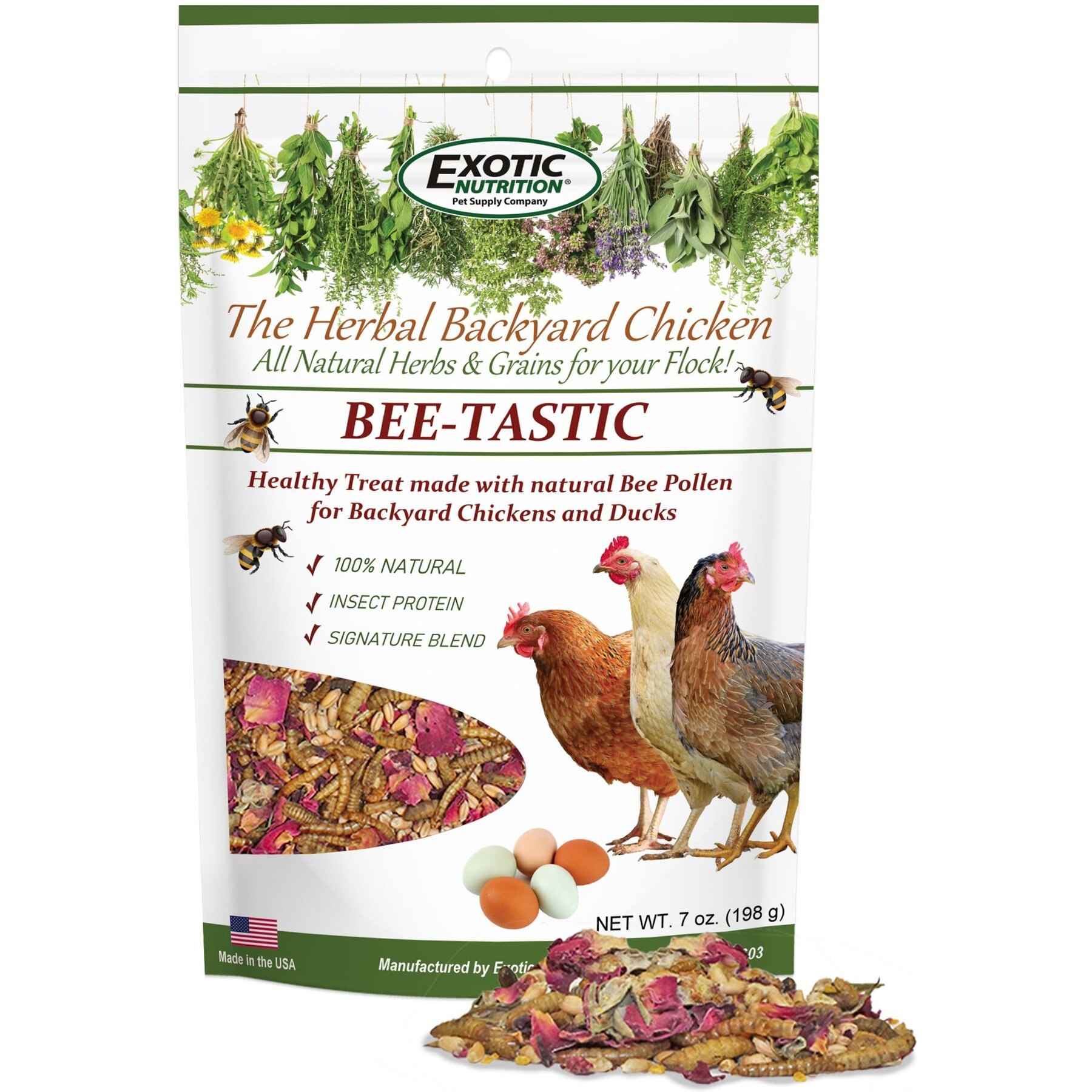 Exotic Nutrition Beetle Craze Bird Treats, 2-lbs bag