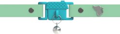 Kittyrama Breakaway Adjustable with Bell Cat Collar, Meadow Green