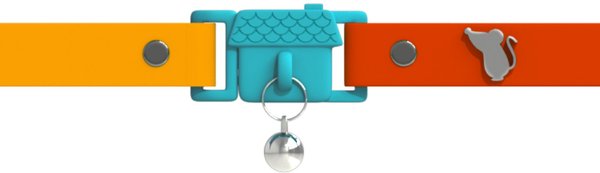Kittyrama Breakaway Adjustable with Bell Cat Collar, Copacabana Red slide 1 of 8