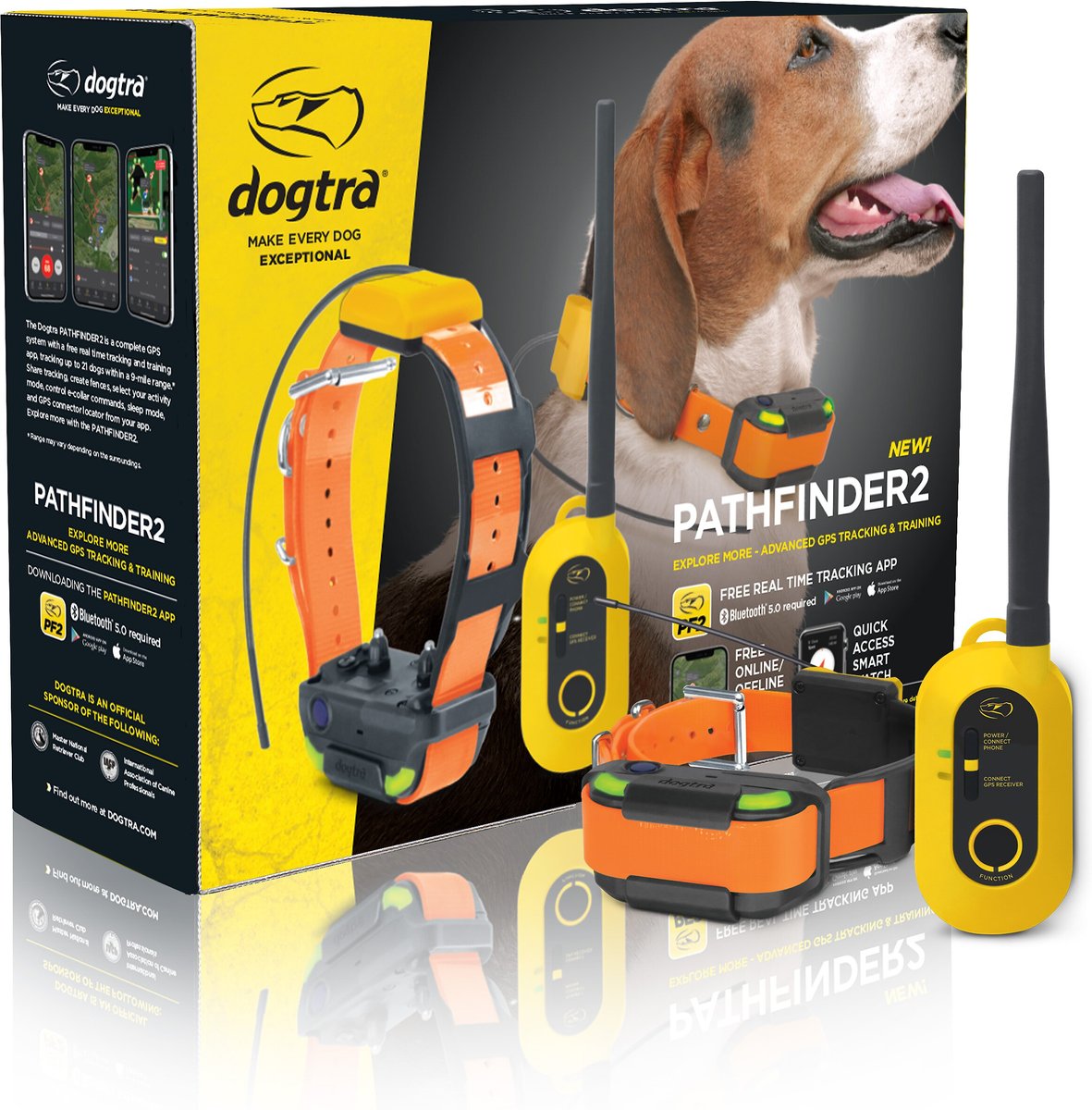 DOGTRA Pathfinder2 GPS Dog Training Collar System Black Chewy