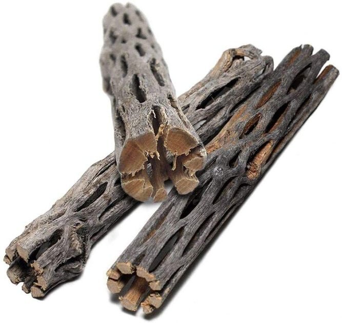 SunGrow Cholla Wood 6 Inches Long Encourage Exercise Creative Addition to DIY Home Crafts 2-Pack Great Accent Piece for Gecko Create Basking Spot Lizards and Bearded Dragons 