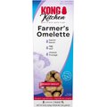KONG Kitchen Farmers Omelette Grain Free Bacon & Cheese Crunchy Biscuit Dog Treats, 8-oz box