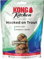 KONG Kitchen Hooked On Trout Grain-Free Cod Chewy Dog Treats, 5-oz box