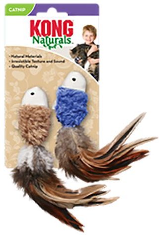 KONG Tropics Fish Catnip Toy, Blue