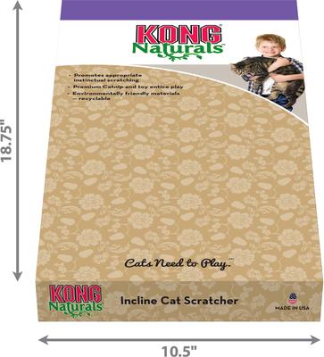 Show full view: KONG Naturals Cat Scratcher, Incline slide 3 of 8